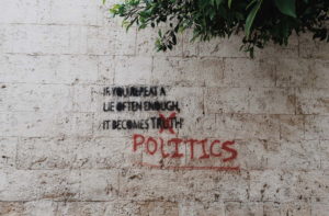 Politics - the writing is on the wall!
