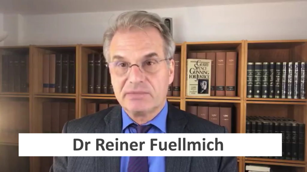 Dr Reiner Fuellmich