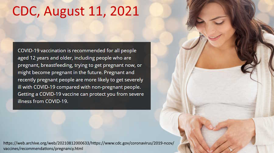 CDC August 11, 2021 - no bad time to get COVID-19 vaccine