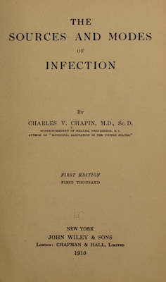 The sources and modes of infection 1910